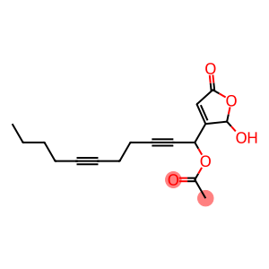 Acetic acid 1-[(2,5-dihydro-2-hydroxy-5-oxofuran)-3-yl]-2,6-undecadiynyl ester