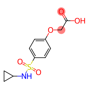 ACETIC ACID, [4-[(CYCLOPROPYLAMINO)SULFONYL]PHENOXY]-