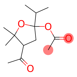 Acetic acid, 4-acetyl-2-isopropyl-5,5-dimethyltetrahydrofuran-2-yl est er