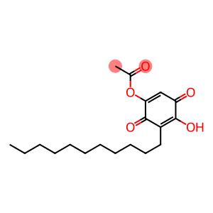 ACETIC ACID 4-HYDROXY-3,6-DIOXO-5-UNDECYL-CYCLOHEXA-1,4-DIENYL ESTER