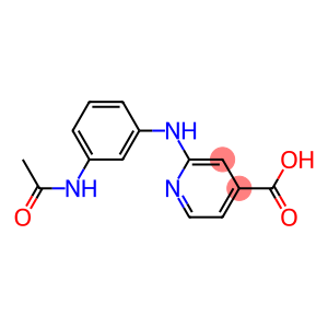 2-[(3-acetamidophenyl)amino]pyridine-4-carboxylic acid