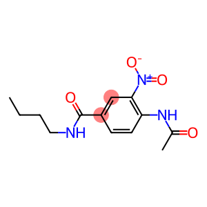 4-ACETAMIDO-N-BUTYL-3-NITROBENZAMIDE