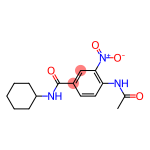 4-ACETAMIDO-N-CYCLOHEXYL-3-NITROBENZAMIDE