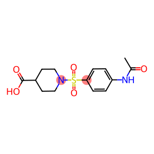 1-[4-(Acetamido)phenylsulphonyl]piperidine-4-carboxylic acid