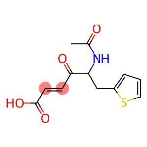 5-acetamido-4-oxo-6-(2-thienyl)hex-2-enoic acid