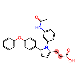 3-(1-(3-acetaMidophenyl)-5-(4-phenoxyphenyl)-1H-pyrrol-2-yl)propanoic acid