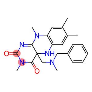 4a-[(Benzylmethylamino)methyl]-5,10-dihydro-3,7,8,10-tetramethylbenzo[g]pteridine-2,4(3H,4aH)-dione