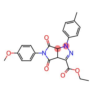 1,3a,4,5,6,6a-Hexahydro-4,6-dioxo-5-(4-methoxyphenyl)-1-(4-methylphenyl)pyrrolo[3,4-c]pyrazole-3-carboxylic acid ethyl ester