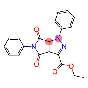 1,3a,4,5,6,6a-Hexahydro-4,6-dioxo-5-(phenyl)-1-(phenyl)pyrrolo[3,4-c]pyrazole-3-carboxylic acid ethyl ester