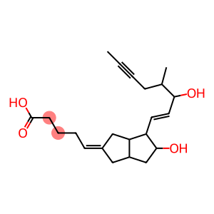 5-[3,3a,4,5,6,6a-Hexahydro-5-hydroxy-4-(3-hydroxy-4-methyl-1-octen-6-ynyl)pentalen-2(1H)-ylidene]pentanoic acid