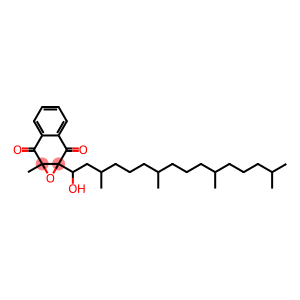 1a,7a-Dihydro-1a-(1-hydroxy-3,7,11,15-tetramethylhexadecyl)-7a-methylnaphth[2,3-b]oxirene-2,7-dione