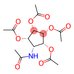 (1A,2A,3A,4A,5A)-5-ACETAMIDO-1,2,3,4-CYCLOPENTANETETRAYLTETRAACETATE