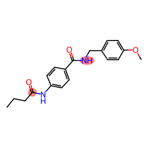 4-(butyrylamino)-N-(4-methoxybenzyl)benzamide