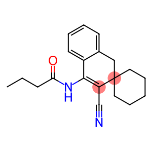 4-(Butyrylamino)spiro[naphthalene-2(1H),1'-cyclohexane]-3-carbonitrile