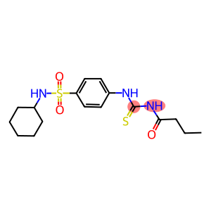 4-{[(butyrylamino)carbothioyl]amino}-N-cyclohexylbenzenesulfonamide