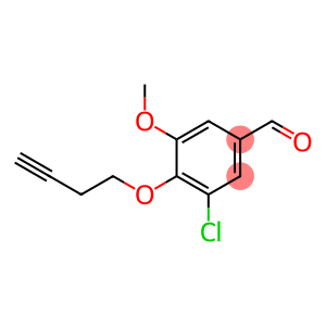 4-(but-3-yn-1-yloxy)-3-chloro-5-methoxybenzaldehyde