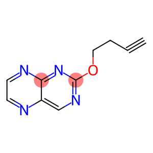 2-(3-Butynyloxy)pteridine