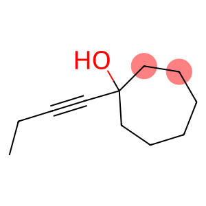 1-(1-Butynyl)cycloheptan-1-ol