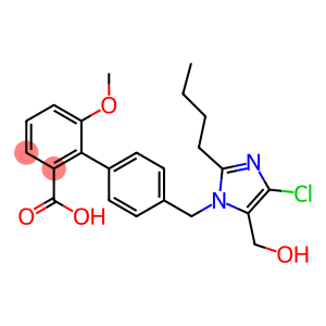 4'-[(2-Butyl-4-chloro-5-hydroxymethyl-1H-imidazol-1-yl)methyl]-6-methoxy-1,1'-biphenyl-2-carboxylic acid