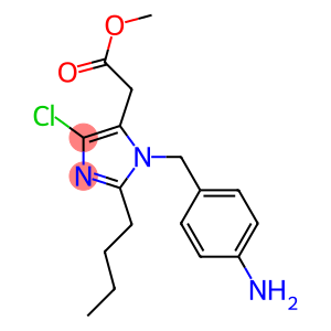 2-Butyl-4-chloro-1-[4-aminobenzyl]-1H-imidazole-5-acetic acid methyl ester