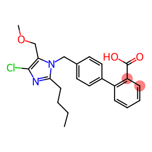 4'-[(2-Butyl-4-chloro-5-methoxymethyl-1H-imidazol-1-yl)methyl]-1,1'-biphenyl-2-carboxylic acid