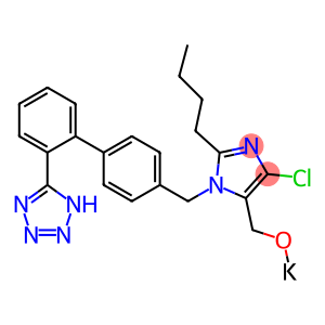 2-Butyl-4-chloro-5-[(potassiooxy)methyl]-1-[[2'-(1H-tetrazol-5-yl)biphenyl-4-yl]methyl]-1H-imidazole