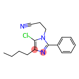 4-Butyl-5-chloro-1-(2-cyanoethyl)-2-phenyl-1H-imidazole