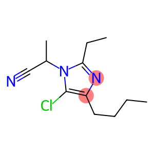 4-Butyl-1-(1-cyanoethyl)-5-chloro-2-ethyl-1H-imidazole