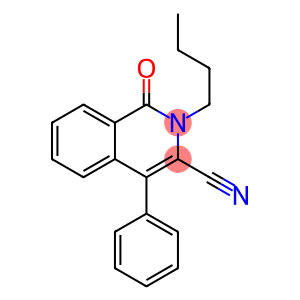 2-Butyl-4-(phenyl)-3-cyanoisoquinolin-1(2H)-one