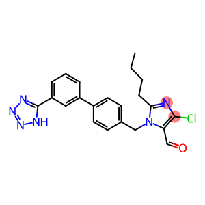 2-Butyl-4-chloro-1-[[3'-(1H-tetrazol-5-yl)-1,1'-biphenyl-4-yl]methyl]-1H-imidazole-5-carbaldehyde