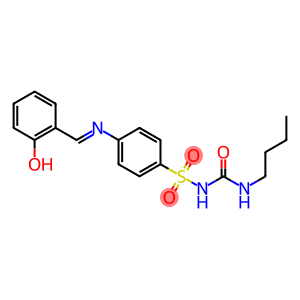 {[(butylamino)carbonyl]amino}(4-{[(E)-(2-hydroxyphenyl)methylidene]amino}phenyl)dioxo-lambda~6~-sulfane