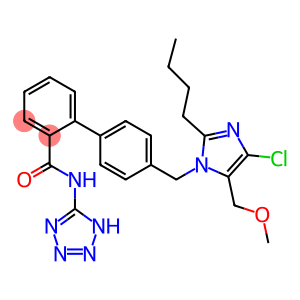 4'-[(2-Butyl-4-chloro-5-methoxymethyl-1H-imidazol-1-yl)methyl]-N-(1H-tetrazol-5-yl)-1,1'-biphenyl-2-carboxamide