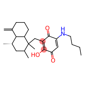 5-(Butylamino)-2-hydroxy-3-(1,2,4a-trimethyl-5-methylenedecalin-1-ylmethyl)-1,4-benzoquinone