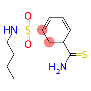 3-[(butylamino)sulfonyl]benzenecarbothioamide