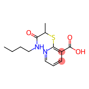 2-{[1-(butylcarbamoyl)ethyl]sulfanyl}pyridine-3-carboxylic acid