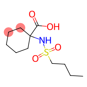 1-[(butylsulfonyl)amino]cyclohexanecarboxylic acid