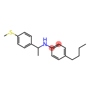 4-butyl-N-{1-[4-(methylsulfanyl)phenyl]ethyl}aniline