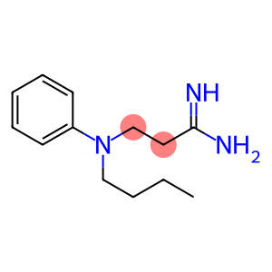 3-[butyl(phenyl)amino]propanimidamide