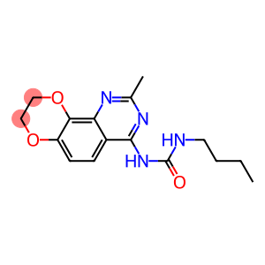 8-(3-Butylureido)-2,3-dihydro-6-methyl-1,4-dioxa-5,7-diazaphenanthrene