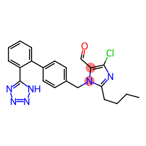 2-Butyl-5-chloro-3-[[2'-(1H-tetrazole-5-yl)-1,1'-biphenyl-4-yl]methyl]-3H-imidazole-4-carbaldehyde