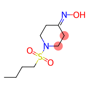 1-(butylsulfonyl)piperidin-4-one oxime