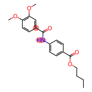 butyl 4-[(3,4-dimethoxybenzoyl)amino]benzoate