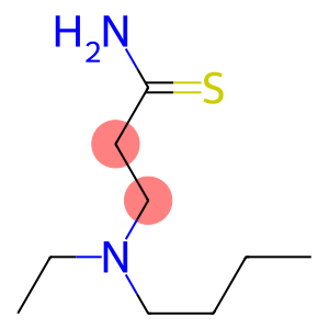 3-[butyl(ethyl)amino]propanethioamide