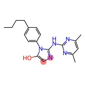 1-(4-butylphenyl)-2-[(4,6-dimethyl-2-pyrimidinyl)amino]-1H-imidazol-5-ol