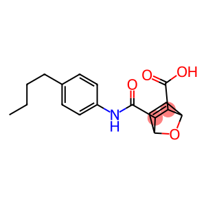 3-[(4-butylanilino)carbonyl]-7-oxabicyclo[2.2.1]hept-5-ene-2-carboxylic acid