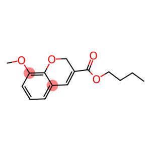 BUTYL 8-METHOXY-2H-CHROMENE-3-CARBOXYLATE