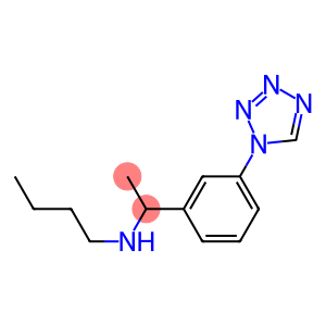 butyl({1-[3-(1H-1,2,3,4-tetrazol-1-yl)phenyl]ethyl})amine