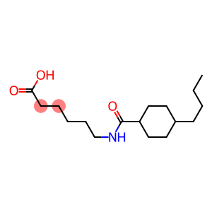 6-[(4-butylcyclohexyl)formamido]hexanoic acid