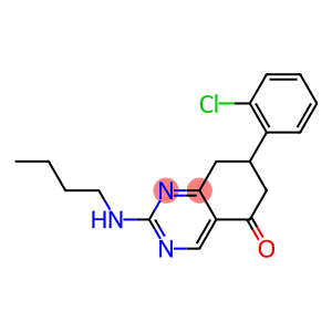 2-(BUTYLAMINO)-7-(2-CHLOROPHENYL)-7,8-DIHYDROQUINAZOLIN-5(6H)-ONE