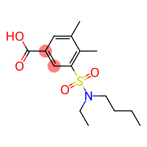 3-[butyl(ethyl)sulfamoyl]-4,5-dimethylbenzoic acid